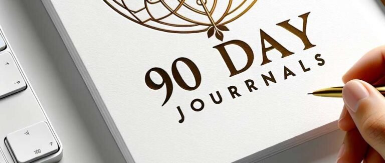 90 day Journal banner